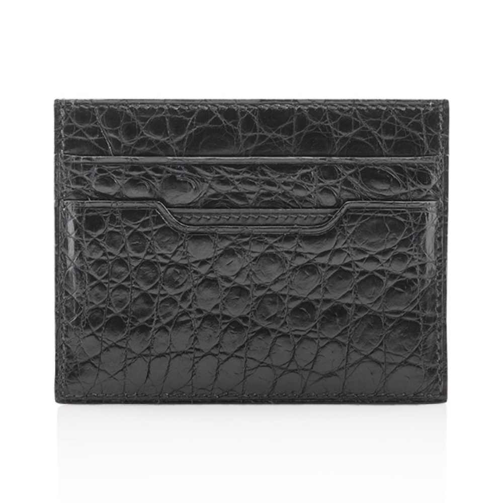 Crocodile Leather Card Holder
